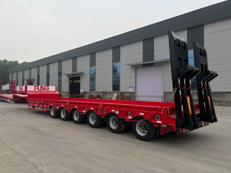 Специальный прицеп для перевозки экскаваторов