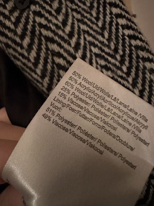 Вълнено датско палто S-M