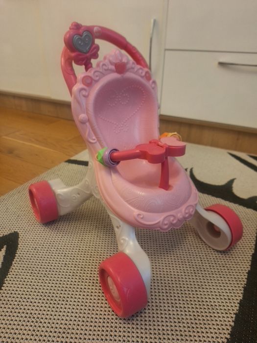 Fisher Price 2в1 количка за прохождане/количка с кукла.