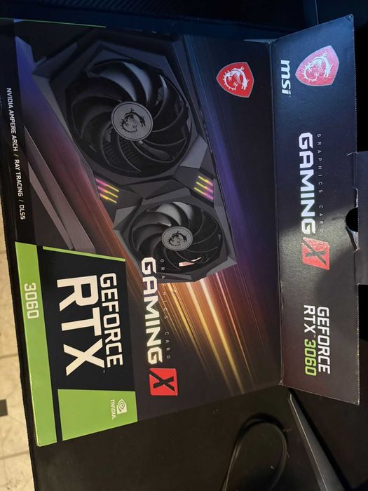 ЧИСТО НОВА MSI GeForce RTX 3060 Gaming X, 12GB, GDDR6, 192-bit