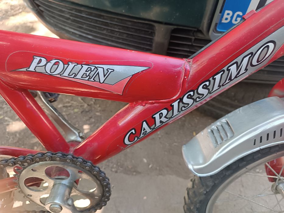 Детски Велосипед 16 цола Дори гуми Запазено с Две спирачки