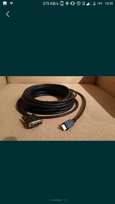 Cablu DVI - HDMI - 10m - Impecabil