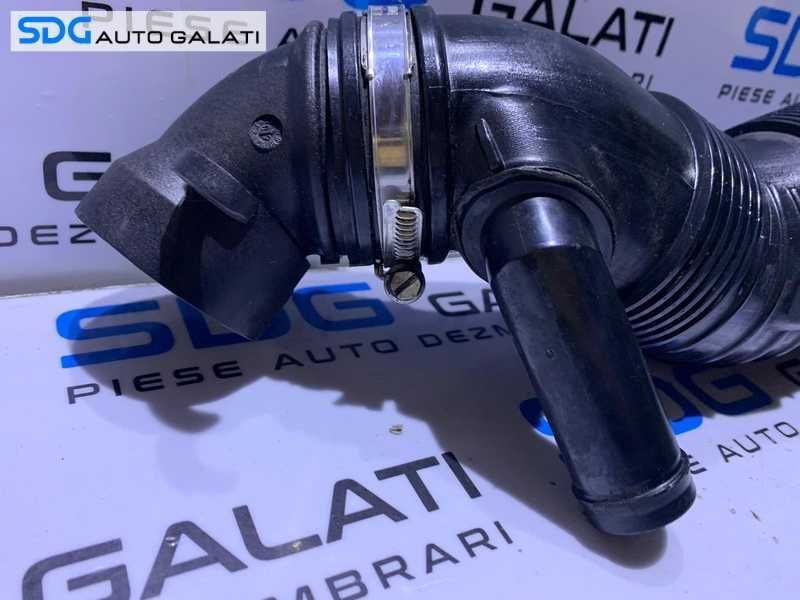 Tub Tubulatura Furtun Conducta Admisie Aer Turbo Turbina Turbosuflanta Audi A3 8P 2.0 TDI CBAA CBAB CBBB 2008 - 2013 Cod 5N0129656B 5N0129656 5N0129654 5N0129635 [D0645]