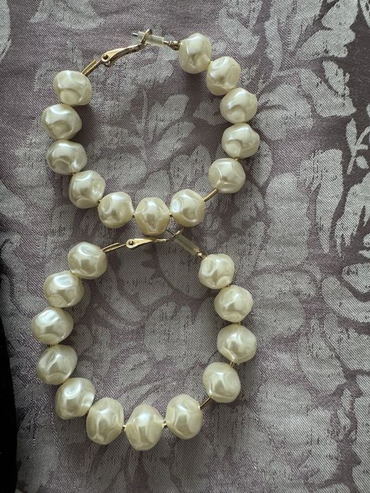 Cercei si colier cu perle