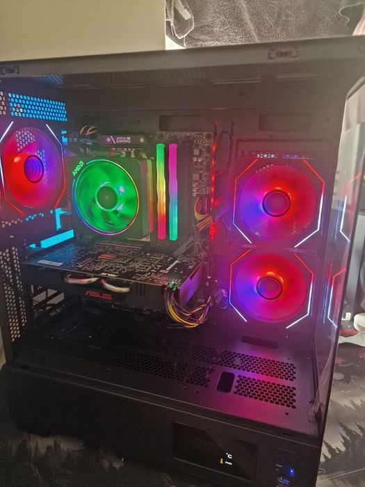 Gaming PC | Ryzen 7 3700X | GTX 1060 6GB | 16GB RAM | 2×256GB SSD + 1TB HDD | RGB Case