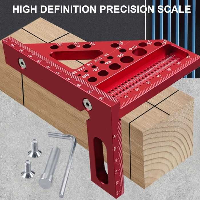 3D Алуминиев ъгъл, триъгълник за дървообработване