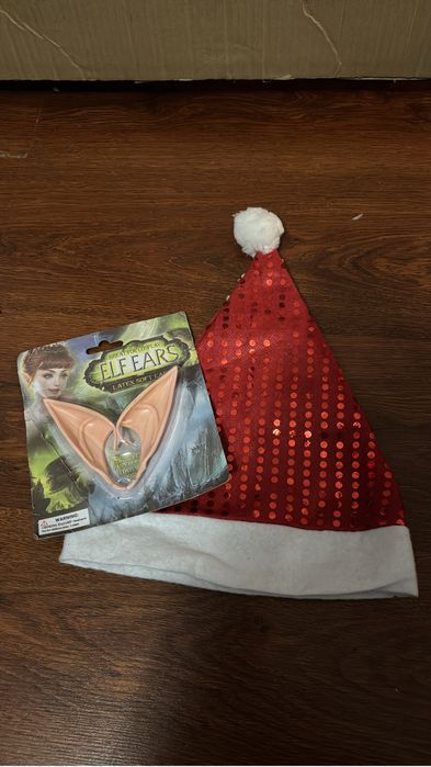 Новогодние свечи, колпак санты