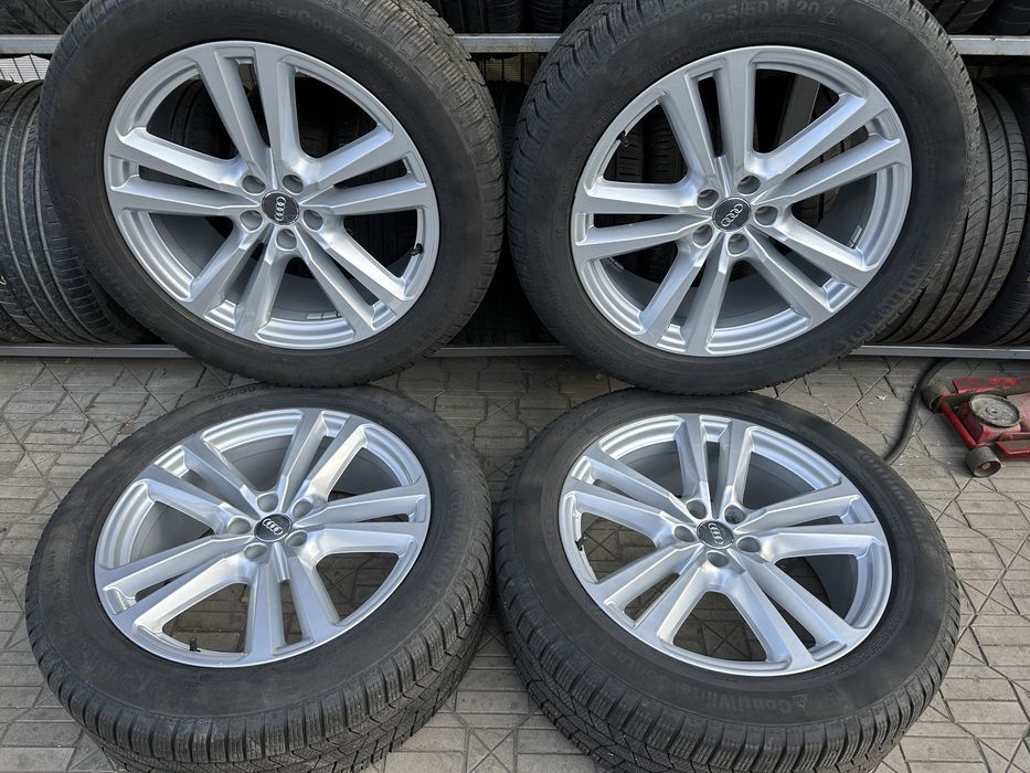 jante originale audi s-line r20 q7 sq7 q8 echipate iarna ca si noi