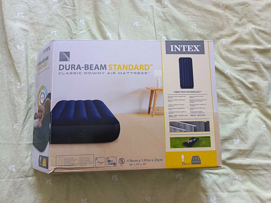 Надувной матрас 76х191