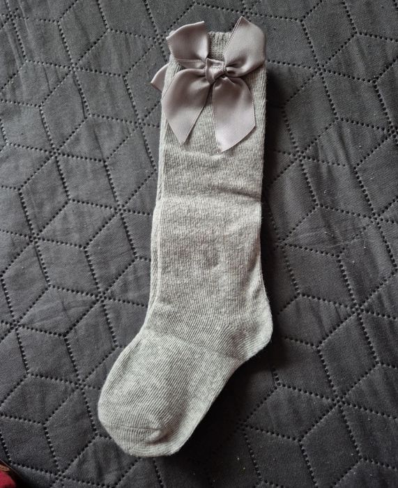 Sosete cu fundita fetite diferite culori