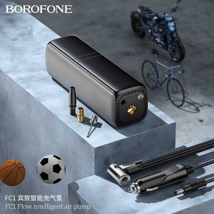 Borofone FC1 Автомобильный насос Flow Smart Air Pump Inflation 12V