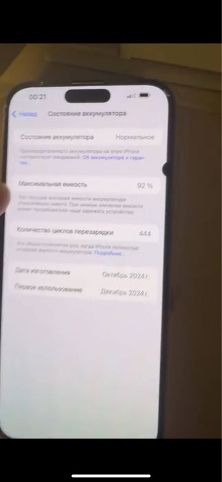Айфон 16 про макс битта пятно бор