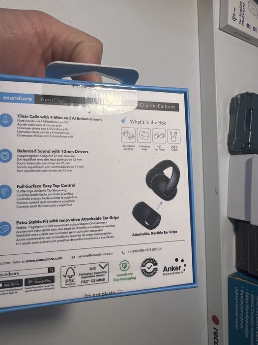 Caști Aeroclip Soundcore Anker