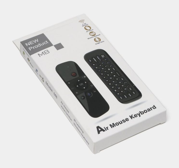 M8 Air Мышь Клавиатура
Спецификация:
Использование: ТВ
Беспроводная св
