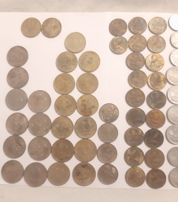 Colecții monede internaționale – Forint, Euro, România, UK – 1000 lei