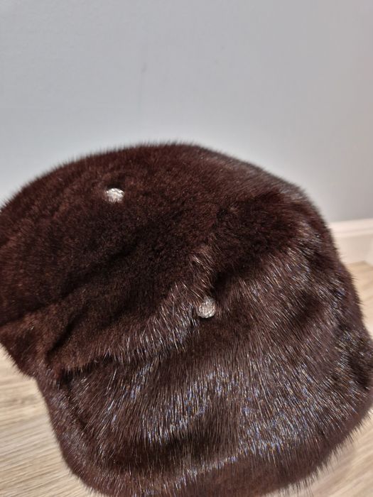 Норковая шуба + шапка