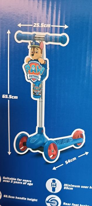 Нова детска тротинетка със сапунени мехурчета на PAW PATROL