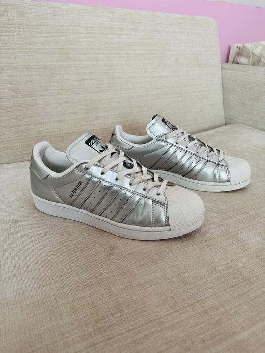 Дамски маратотки Adidas Superstar Silver Metalic / FTW