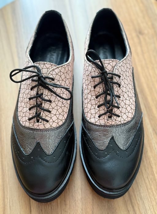 Естествена кожа дамски обувки