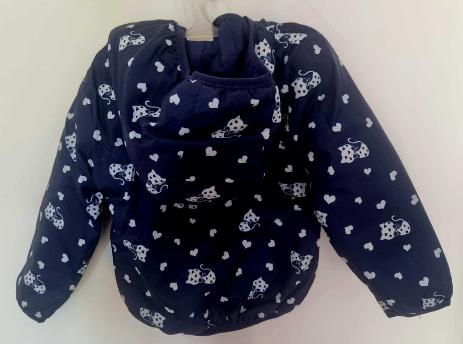 Детско яке Pink Baby за момиче с Котенца  - размер 18М