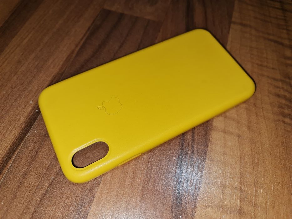 Husa piele Apple Leather Case iPhone XS Max