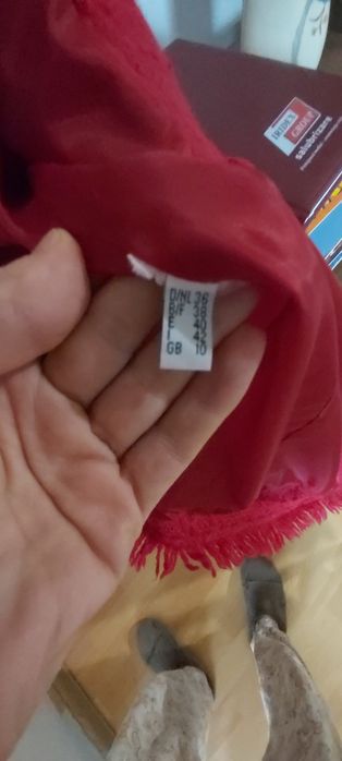 Sacou din lana, Rosu