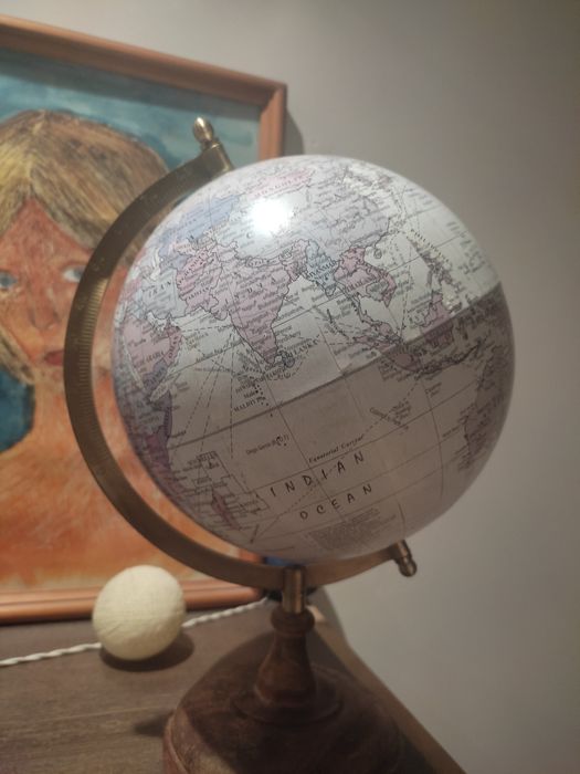 Винтажный глобус