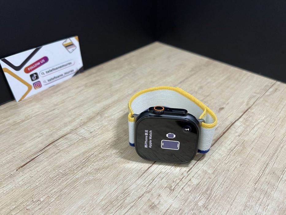 Apple Watch Ultra 3 49mm Black Titanium Second-Hand 2 ani garanție, Te