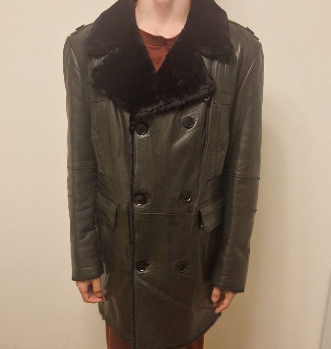 Дубленка натуральная чёрная