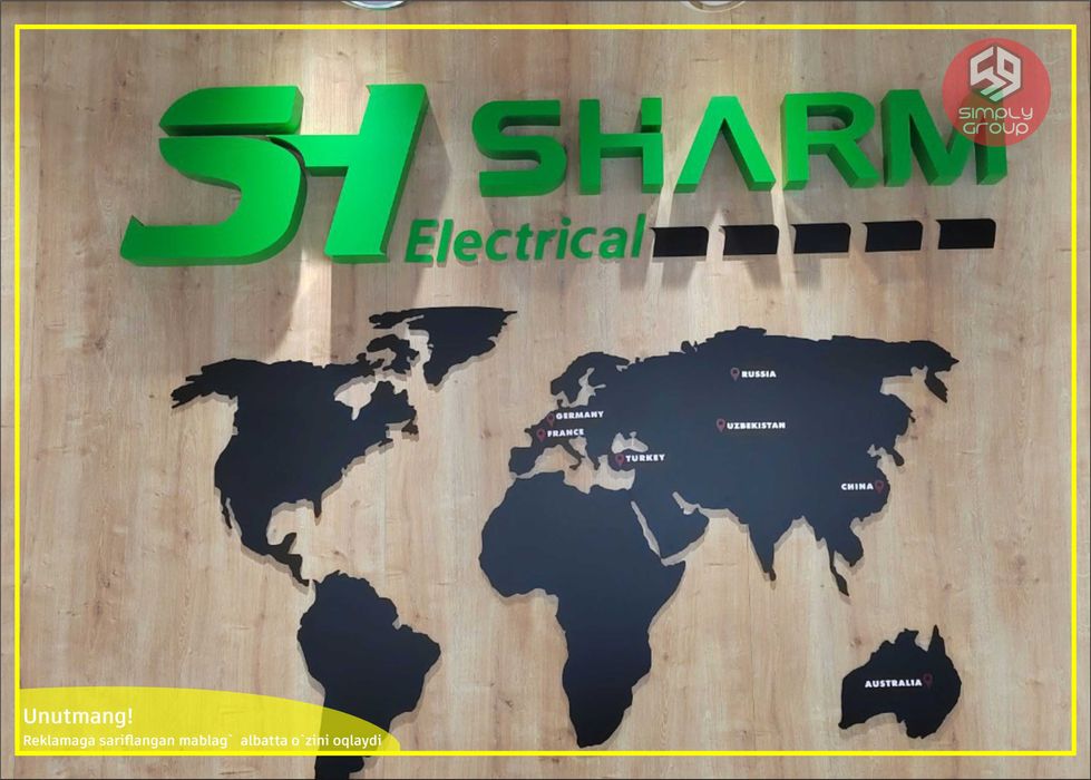 3D bo`rtma hariflar Sifatli va Arzon! zudlik bilan bajaramiz