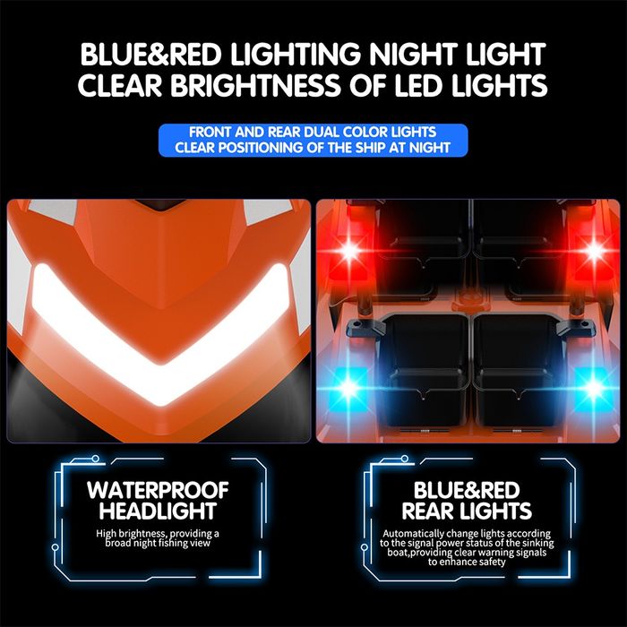 Лодка за захранка V-802 със  GPS