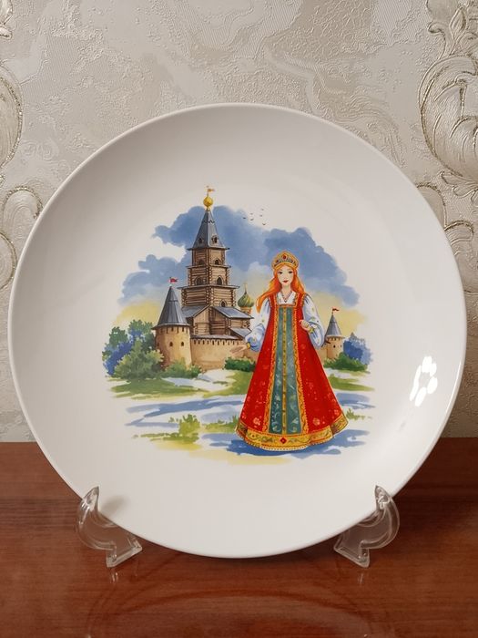 Набор тарелок "Русские сказки". Новые.