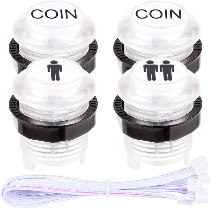 Комплект аркадни джойстици и LED бутони Zero Delay USB,PC/Raspberry Pi