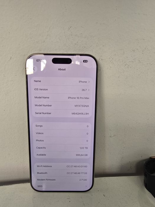 Apple Iphone 16 Pro Max 1TB
