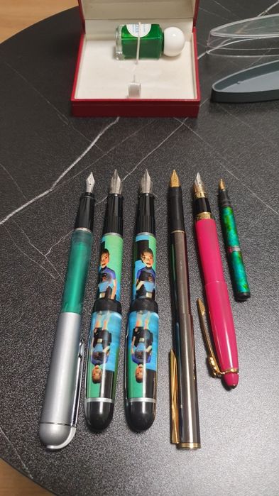 Set 6 stilouri Waterman, Aurora, F.i.l.c.a.o