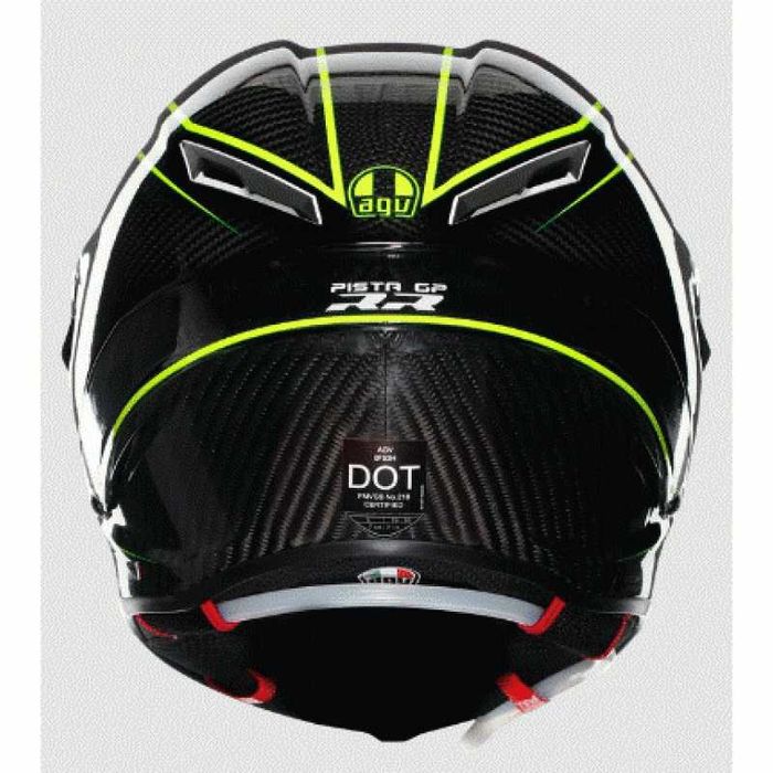 МОТО КАСКА AGV PISTA GP RR Performante Carbon/Yellow/Fluo Размери: M,L
