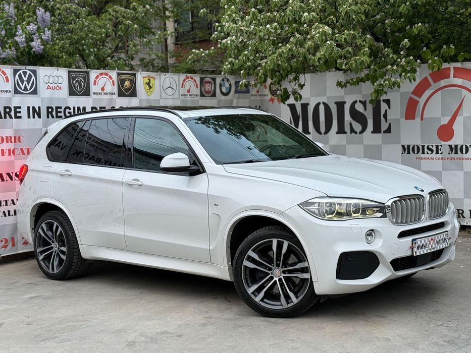BMW X5 40d X-Drive 313cp M-Pachet IMPECABILA Pano•Laser•360•ALB PERLA•LIVRARE