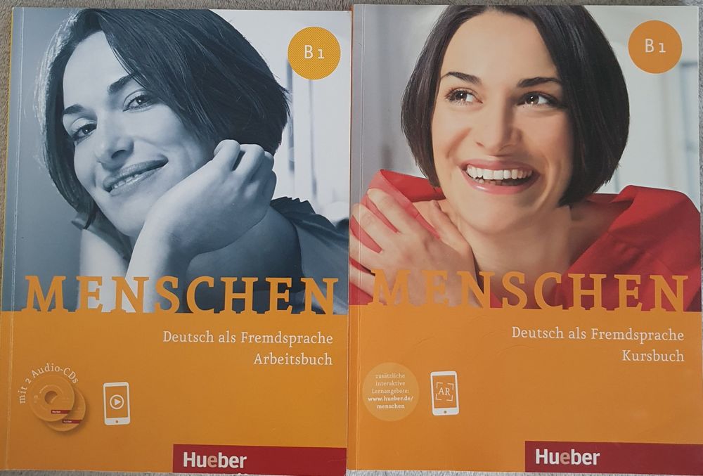 Hueber, Menschen B1, учебник и учебна тетрадка