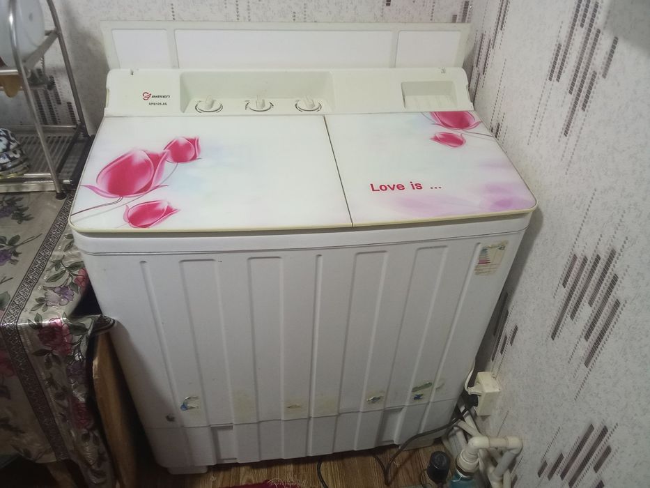 Пайдаланылган, бирак тап таза шкаф, шифонер и кир машын