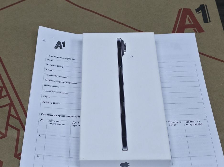 ЗАПЕЧАТАН 512GB iPhone 17 Air 5G Гаранция A1 2028г. Black | Черен
