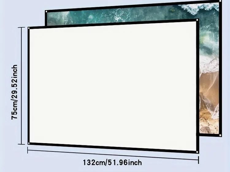 Двухсторонний мягкий экран 4К изображение