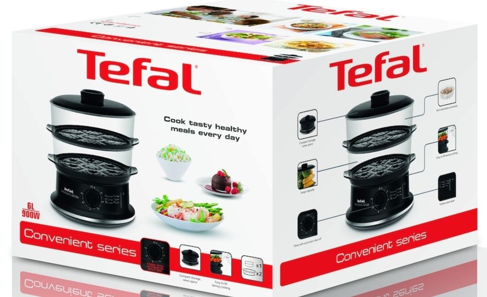 Aparat de gatit cu aburi Tefal VC1401, 900W sigilat