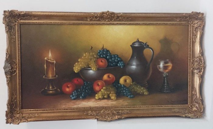 Tablou Ulei pe pânză o lucrare  semnată încadrat