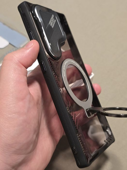 Husa Premium Samsung Galaxy S24 Ultra Nillkin Iceblade Black noua