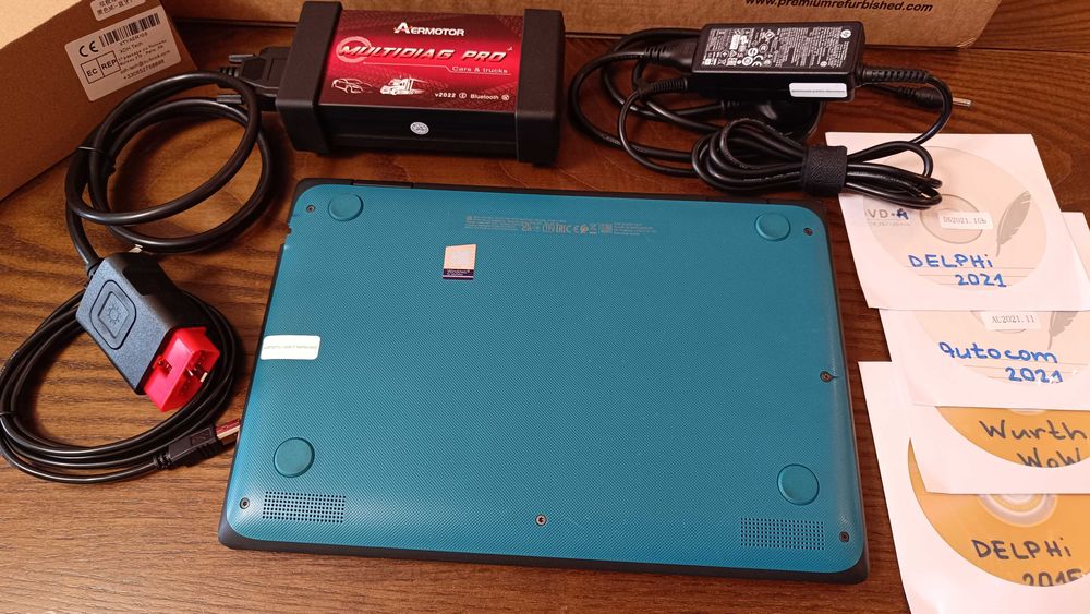 Комплект aвтодиагностика за коли и камиони с лаптоп с тъчскрийн екран