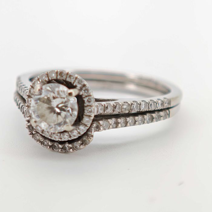 Inel 14k diamante naturale 1.10ct oferta Black Friday!