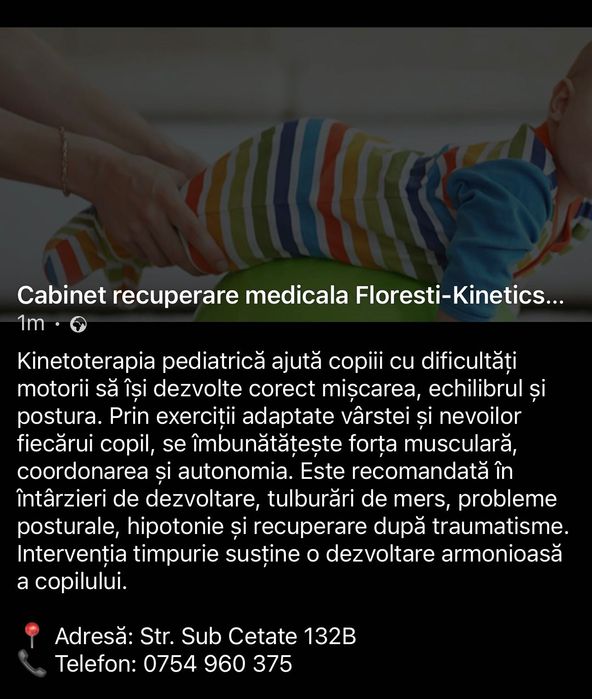 Kinetoterapie adulti/ copii, terapia Bowen la domiciliu sau la cabinet