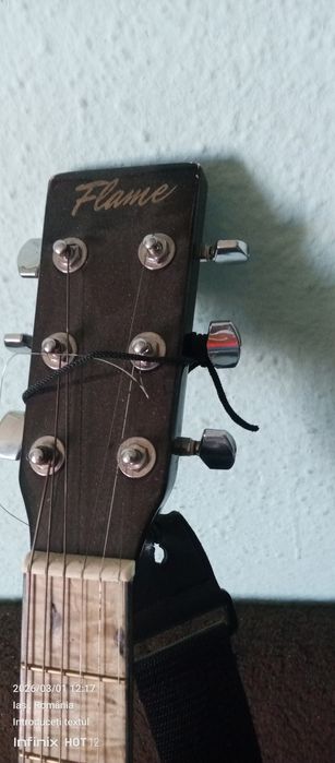 chitara electro acustica flame