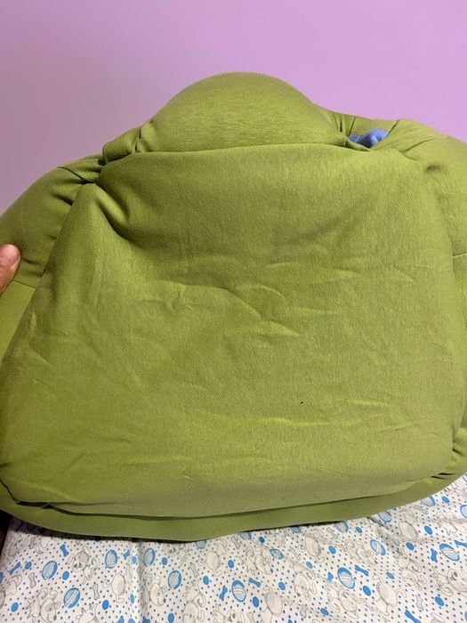 Детски пуф зелен