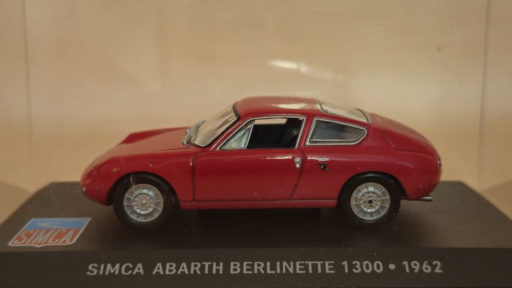Vând machetă Simca Abarth Berlinette 1300 1962, 1:43, Altaya